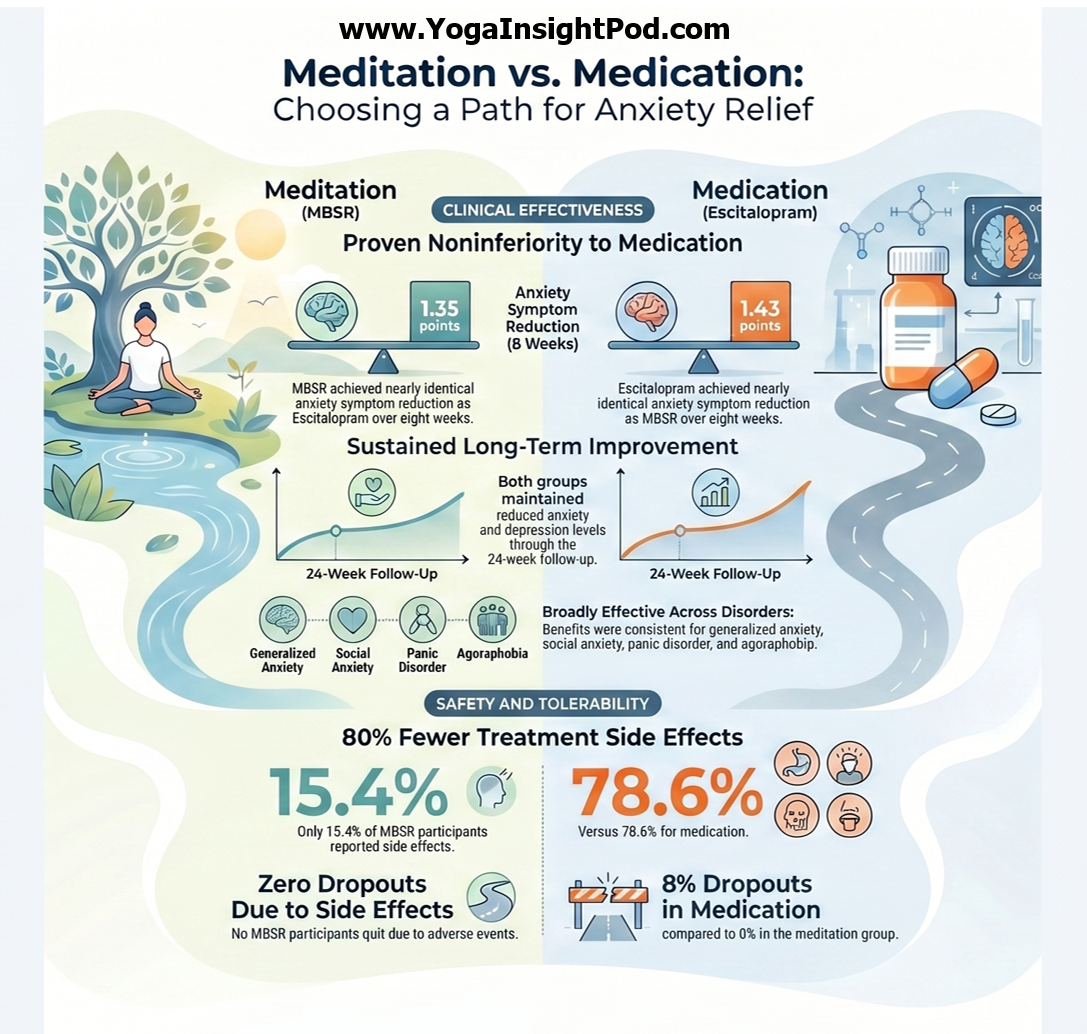 Mindfulness vs Escitalopram for Anxiety Disorders: What Two Landmark Clinical Trials Reveal